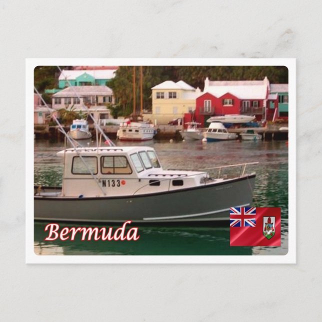 Carte Postale Bermudes - Flatts Village - (Devant)