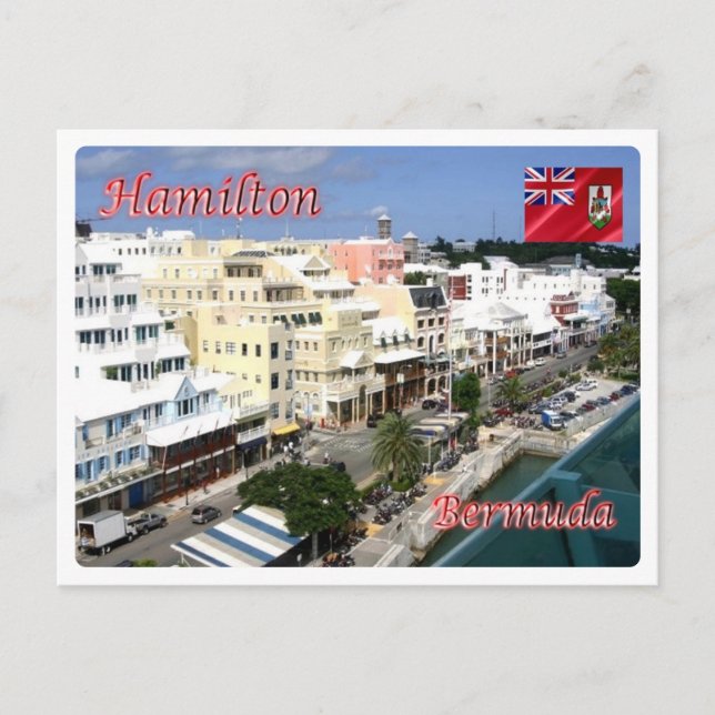Carte Postale Bermudes - Hamilton - (Devant)