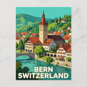 Carte Postale Bern Suisse Voyage Monuments Historiques