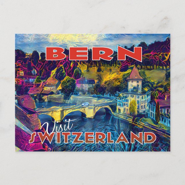 Carte Postale Berne, capitale de la Suisse (Devant)