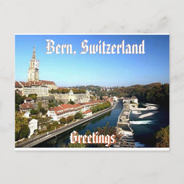 Carte Postale Berne, Suisse (Mojisola Gbadamosi) (Devant)