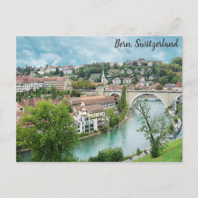 Carte Postale Berne Suisse Swiss Travel Photo Aare River (Devant)