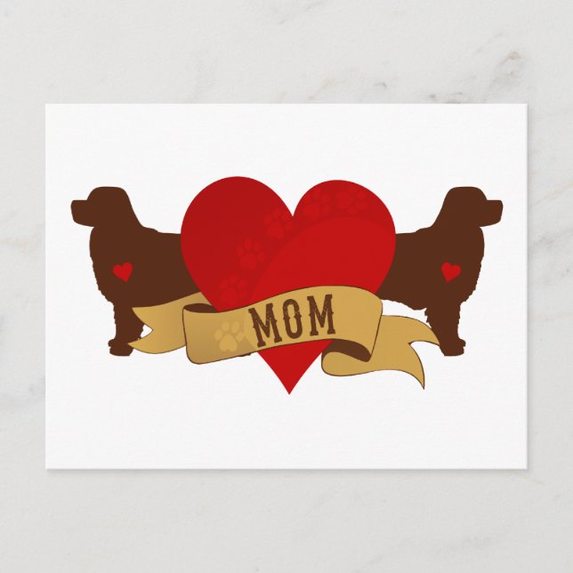 Carte Postale Berner Mom [style tatouage] (Devant)
