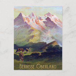 Carte Postale Bernese Oberland, Switzerland