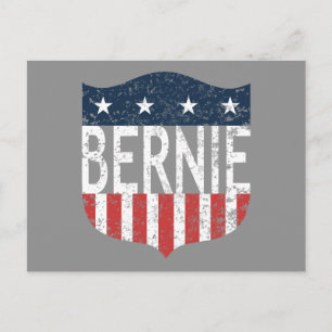 Carte Postale BERNIE étoiles et rayures