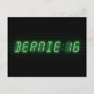 Carte Postale Bernie Sanders 2016 Horloge