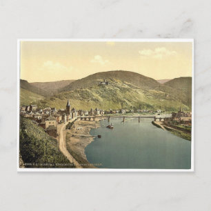 Carte Postale Bernkastel (c.-à-d. Bernkastel-Kues) et Burg Lands