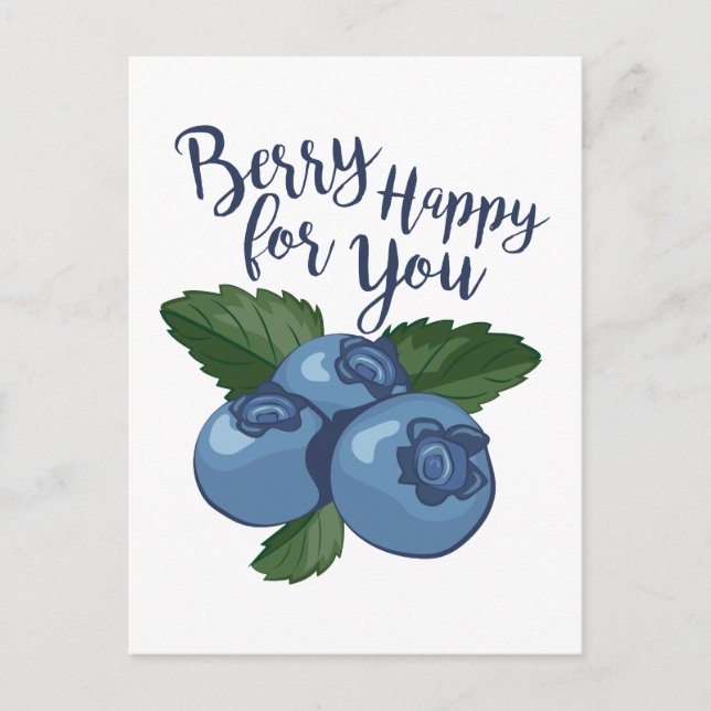 Carte Postale Berry Happy (Devant)