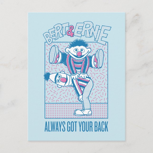 Carte Postale Bert & Ernie | Toujours là pour toi (Devant)