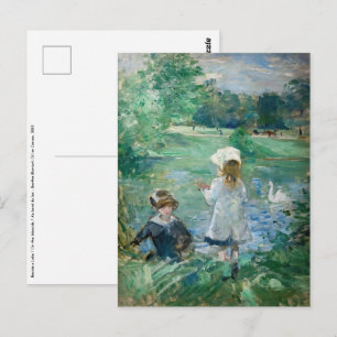 Carte Postale Berthe Morisot - Au bord du lac / Beside a Lake