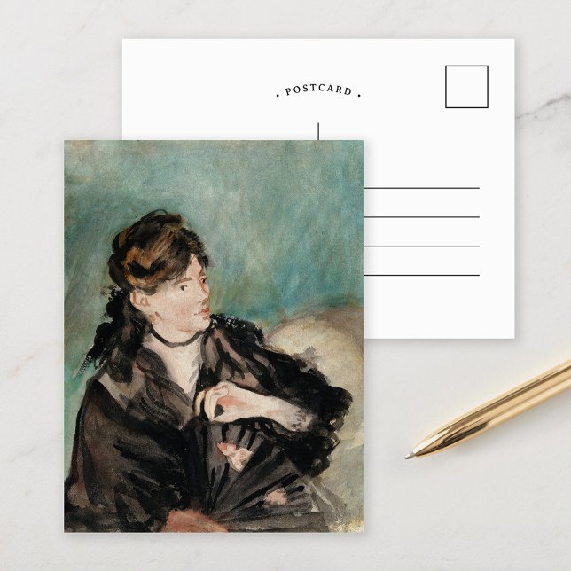 Carte Postale Berthe Morisot au éventail | Édouard Manet (Créateur téléchargé)