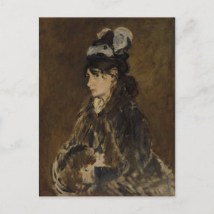 Carte Postale Berthe Morisot - Edouard Manet, Peinture à l'huile
