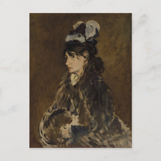 Carte Postale Berthe Morisot - Edouard Manet, Peinture à l'huile (Devant)