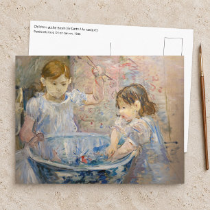Carte Postale Berthe Morisot - Enfants à la vasque