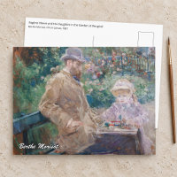 Berthe Morisot - Eugene Manet avec sa fille