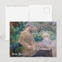 Berthe Morisot - Eugene Manet avec sa fille
