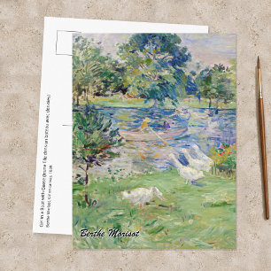 Carte Postale Berthe Morisot - Jeune fille dans un bateau avec d