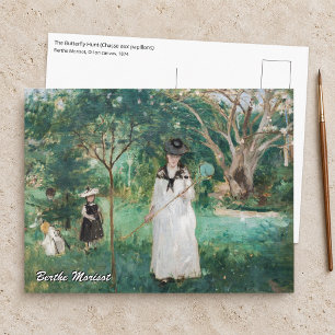 Carte Postale Berthe Morisot - La Chasse aux papillons