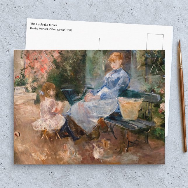 Carte Postale Berthe Morisot - La Fable (Créateur téléchargé)