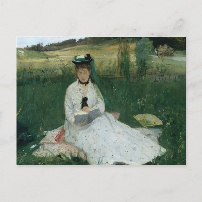 Carte Postale Berthe Morisot - Reading (Devant)