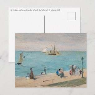 Carte Postale Berthe Morisot - Sur la plage, Les Petites-Dalles
