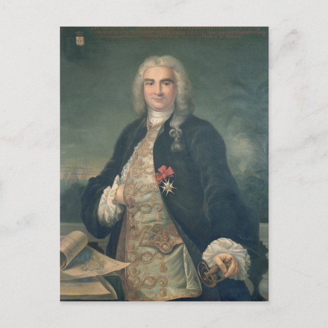 Carte Postale Bertrand-Francois Mahe de la Bourdonnais (Devant)