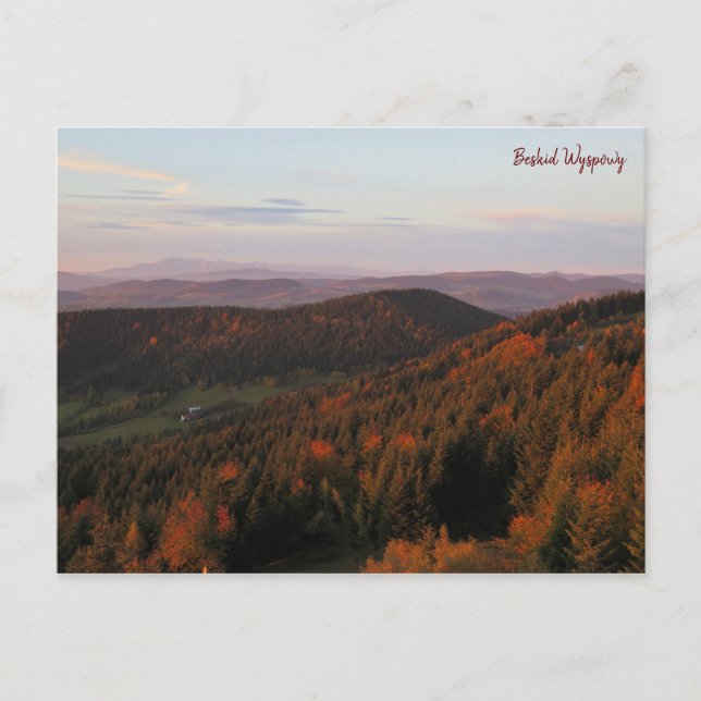 Carte Postale Beskid Wyspowy (Devant)