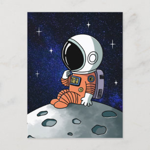 Carte Postale Besoin d'espace, Astronaute, Spationaute