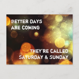 Carte Postale Bessere Tage werden kommen
