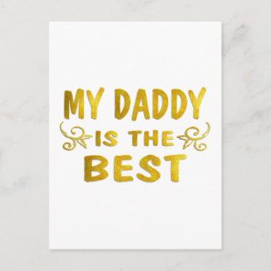 Carte Postale Best Daddy