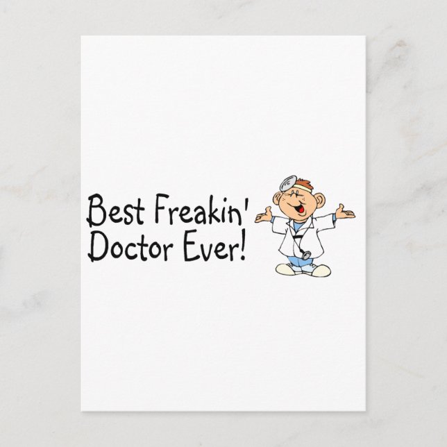 Carte Postale Best Feakin Doctor Ever (Devant)