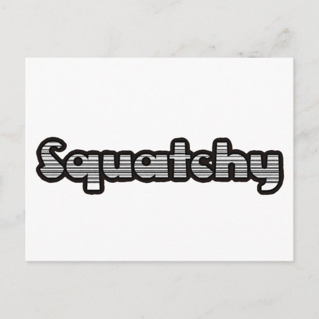 Carte Postale best squatchy on here (Devant)