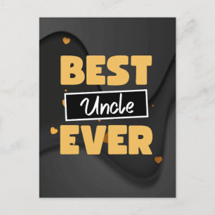 Carte Postale Best Uncle ever