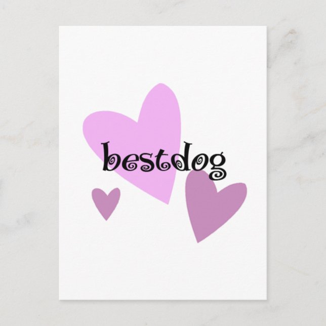 Carte Postale Bestdog (Devant)