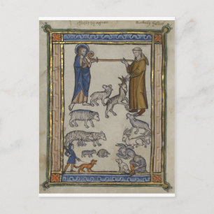 Carte Postale Bestiaire médiéval