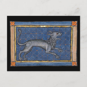 Carte Postale Bestiaire médiéval Hyena c. 1270