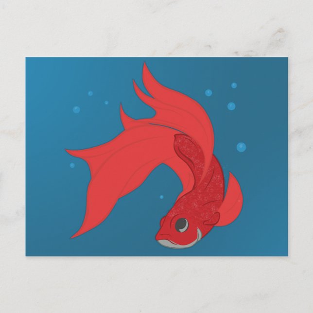 Carte Postale Beta Fish (Devant)