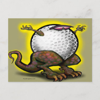 Carte Postale Bête de golf