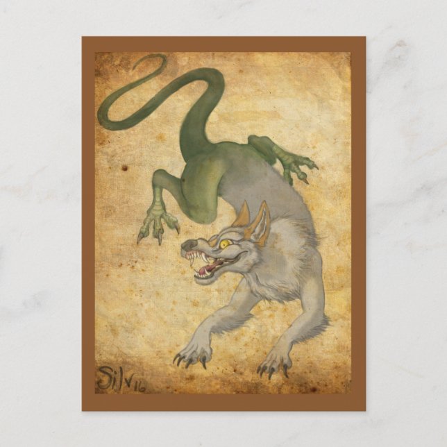 Carte Postale Bête de l'Est (Devant)