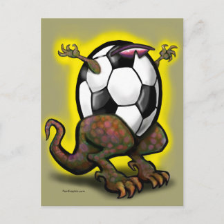 Carte Postale Bête de soccer