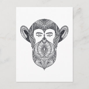 Carte Postale Bête Sauvage Du Dodle De Forêt