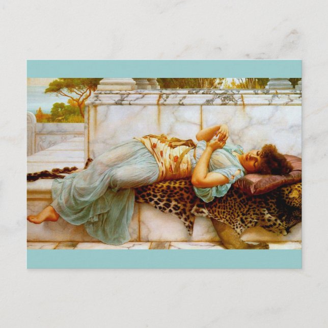Carte Postale Béthargique de Godward (Devant)