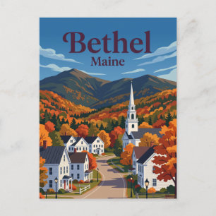 Carte Postale Bethel, Maine