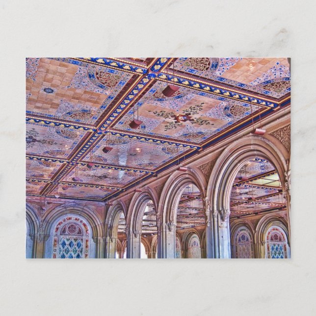 Carte Postale Bethesda Arcade, Central Park (Devant)