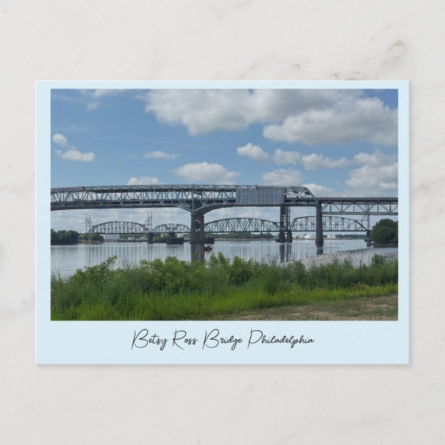Carte postale Betsy Ross Bridge Philadelphia (Devant)