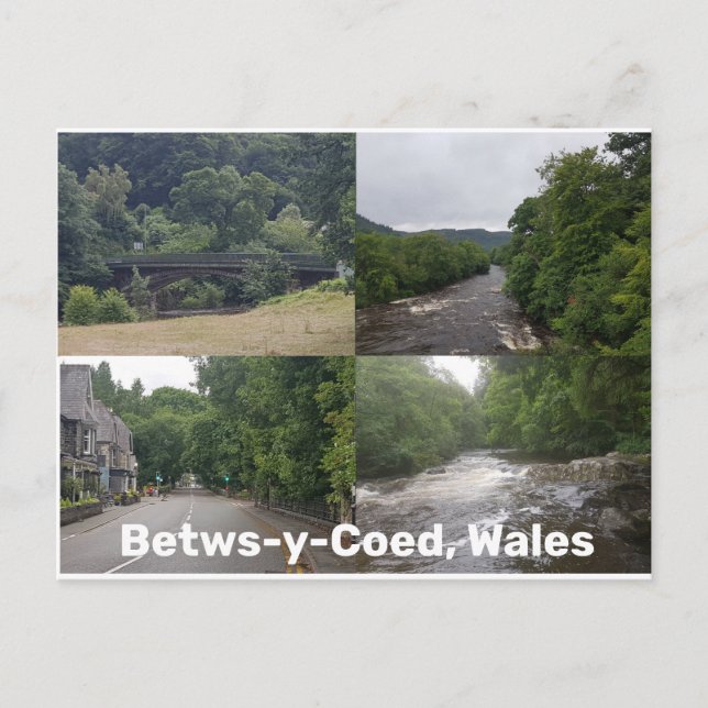 Carte Postale Betws-y-Coed, Pays de Galles (Devant)
