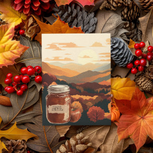 Carte Postale Beurre de pomme des montagnes Blue Ridge Montebell