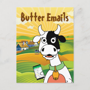 Carte Postale Beurre E-mails humour politique