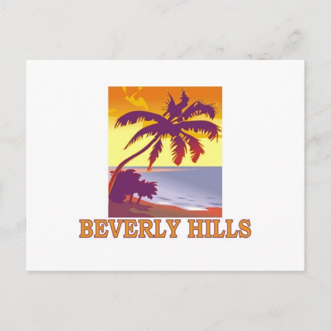 Carte Postale Beverly Hills, Californie (Devant)