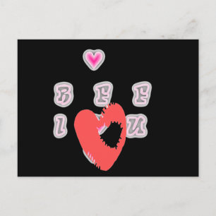 Carte Postale BFF. Best Friends Forever : I Love You Art Print